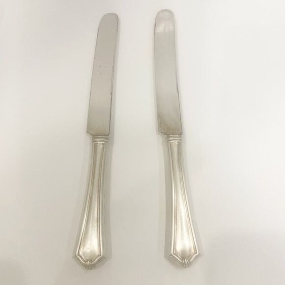 Community Reliant Silver Vintage Butter Knives Set Of 2 Elegant Flatware - Picture 1 of 4